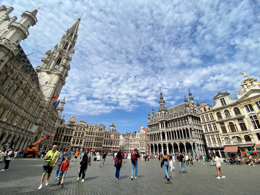 The main plaza of Brussels, Belgium