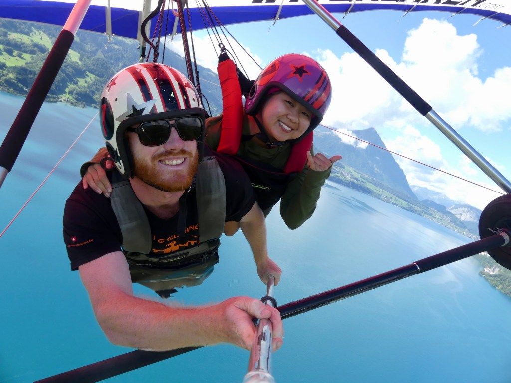 Hang-gliding in Switzerland